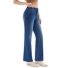 Prettyleaf Women's 28" Petite Stretch Flare Jeans High Waisted Curvy
