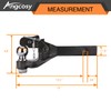 ANGCOSY 10-Ton Pintle Hook Trailer Hitches Receiver Hook Combination 2-5/16”