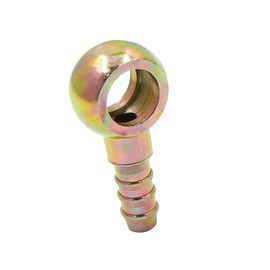 A ABSOPRO Banjo Fitting Fuel Brake Pipe Connector 5/16 Inch 8 mm Inner Diameter Barb 14 mm
