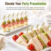 Cocktail Sticks Bamboo Skewers 12cm Green 100 Pack Horyue
