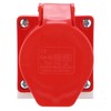 16A 5-Pin Industrial Plug, Surface Mount Socket 3 Phase IP44