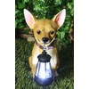 Ebros Picante Mexican Chihuahua Dog Decor Path Lighter Statue 12.5"Tall