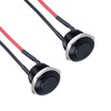 DMWD 2pcs 12mm Super Short Metal Momentary Push Button Switch