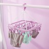 32 Clip Folding Hanger Drying Clip Multifunctional Windproof Hanger Socks