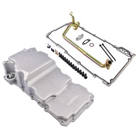 Aluminum 302-3 LS Engine Swap Retro-fit Oil Pan Replacement for Chevy Camaro Firebird Nova F-body 4.8L 5.3L 6.0L 6.2L 12669528 12625031