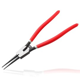 LEONTOOL 13-Inch Snap Ring Plier Heavy Duty External Circlip Pliers Straight Jaw Tip Diameter 0.12" for Installing Removing Retaining Ring