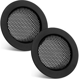Retisee 2 Pcs Sink Strainer Stainless Steel Sink Drain Basket Cover Mesh Metal Food Catcher Kitchen Sink Accessories for Hair Garbage, Large Wide Rim of 4.4 Diameter(Matte Black)