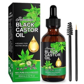 Jamaica Black Castor Oil for Hair, Skin, and Nails ，Strengthen, Ideal for Hair Regrowth Treatments - Pure and NaturalEnhance Growth. - Specification: 1-PCS