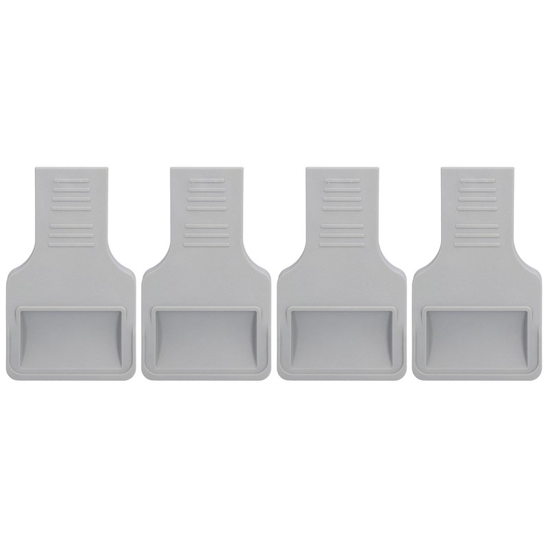 4Pcs U Shape Casters Door Stopper Anti Sliding Furniture Wheels