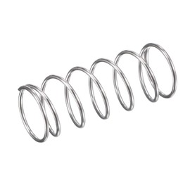 TOP-VIGOR 5Pcs Compression Spring, 10mm OD,0.7mm Wire Size,25mm Free Length Dual Extended Durable Dual Hook Tension Spring for Furniture Screen Doors Repair Projects