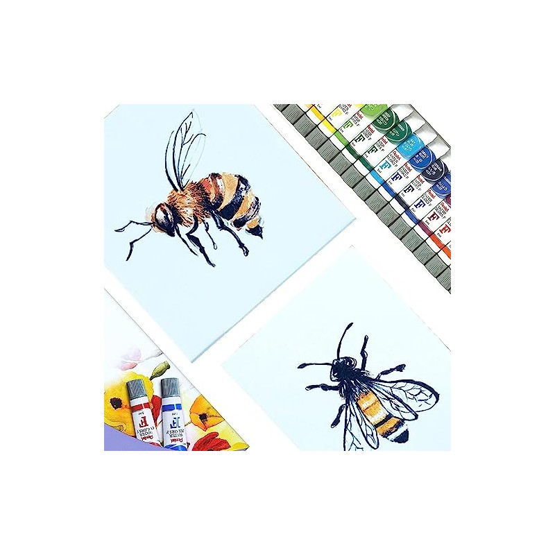 Pentel Arts Acuarelas, Colores Vívidos, Estuche con 24 Piezas, WFRS-24