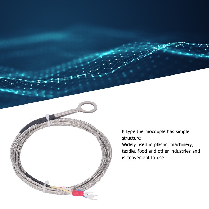 K Type Thermocouple 14 Dia 304 Stainless Steel ‑40 to