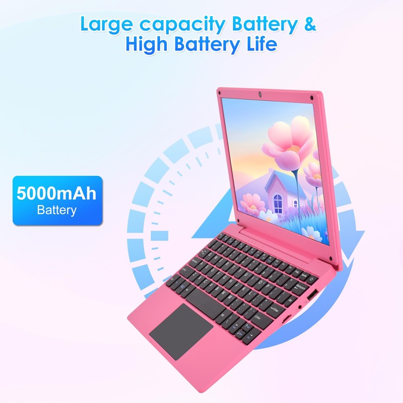 ZHAOHUIXIN Mini 10.1 inch Android 12 Laptop Computer, Portable Small