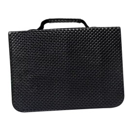 미용사용 PU 가죽 헤어 가위 홀더 파우치 케이스 살롱 미용 도구 정리 가방(블랙) PU Leather Hair Scissors Holder Pouch Case for Salon Barber Tool Organizer Bag (Black)
