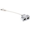 Digitus Adapter, Rj45 Cable Category 5 RJ45 Male to 2x