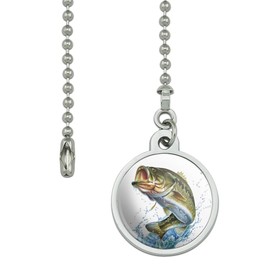 Largemouth Bass Fishing 7 Ceiling Fan and Light Pull Chain