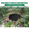 Ductile Iron Atrium Grate and Frame,18x18in Square Beehive Catch Basin