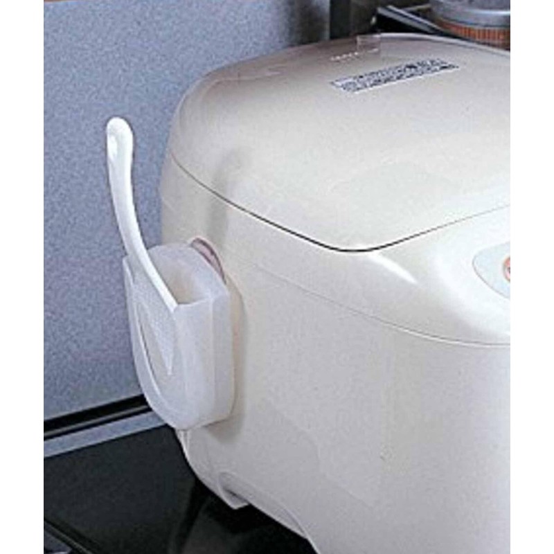 Japanese Style Non Stick Plastic Rice Paddle with Holder