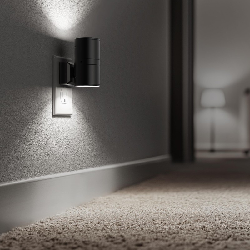 Briignite Night Lights Plug into Wall, Modern LED Night Light