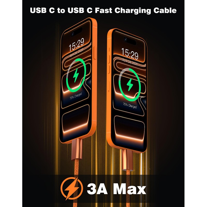 iMangoo 3ft USB A to USB C Braided Car Play