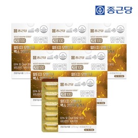 Chong Kun Dang 20100 Altige Omega3 Max 2000 Plus 60 Capsules 6 Boxes / 종근당 20100 알티지 오메가3 맥스 2000 플러스 60캡슐 6박스