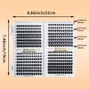 RITALASH 384PCS 4 Style Cluster Lashes Book Individual Lashes Clusters
