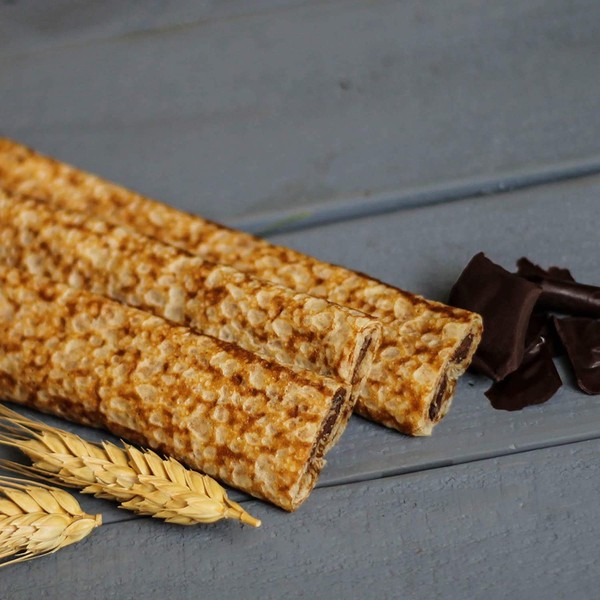 La Boulangere Chocolate Hazelnut Crepes, Individually Wrapped, Non GMO, Free