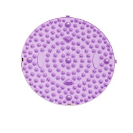 Lyyxjsltd Foot Massager Pad,Deep Tissue Massage Mat, Electric Foot Massager Mat,Particle Portable Portable Foot Relief Mat, Reflexology Mat with Magnetic Therapy Acupressure Disc (Purple, 35cm)