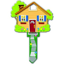 Lucky Line Key Shapes, HOME, House Key Blank, SC1, 1 Key (B105S)