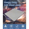 AOKLIT 12 x 12 Steel Plate 1/8, 2 Pcs Sheet