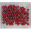 Moore Push-Pin Map Tacks, Red, 100 Tacks per Pack