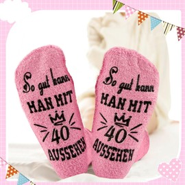 Birthday Bag and Socks for 50th Birthday Woman, Gift for Women from 50, Vintage 1975, 50 Years Birthday, 50th Birthday Girl or 50th Birthday Women, 40th