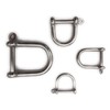 Stainless Steel Shackles Wide Shape Diameter 8 mm V4A A4