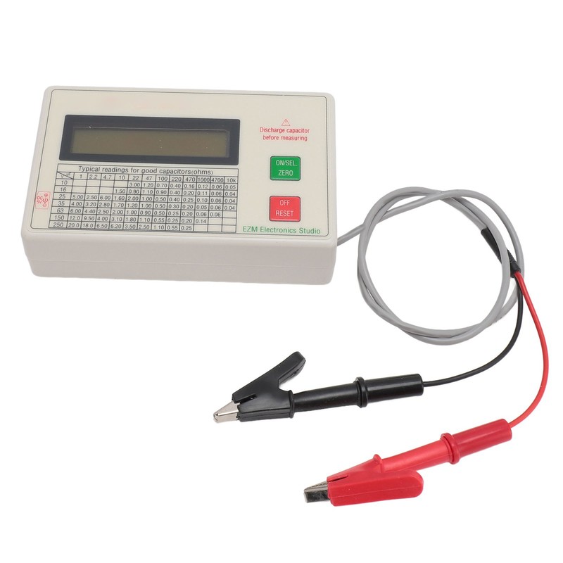 ESR Meter Accurate Smart Shutdown Function Portable ESR Capacitance Tester