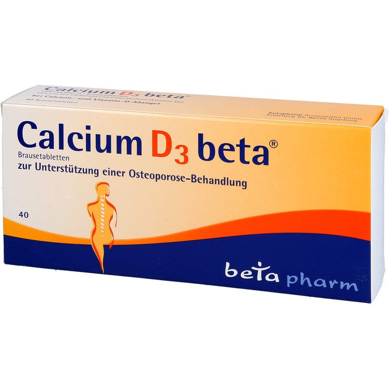 Calcium D3 Beta Effervescent Tablets Pack of 40