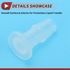 HEROFFIX 4 Pcs Aquarium Plastic Hose Barb Fitting 1/8" Barb