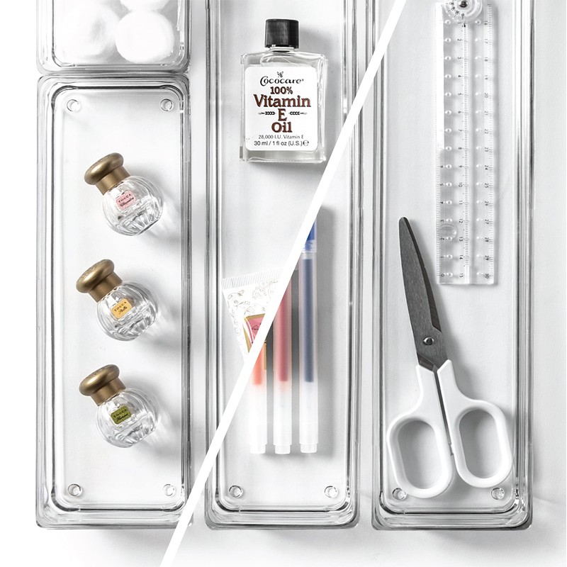 Bino 4-Piece Drawer Bin Set | THE MODULAR | Bathroom