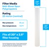 SpiroPure SP-P25-20 20x2.5 25 Micron Spun Melt-Blown Polypropylene Sediment Water