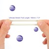 MECCANIXITY 60 Pack Rubber Band Stretchable Rubber Elastic Band White