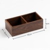 WAIT FLY Wooden Sugar Packet Holder Tea Bag Organizer 2
