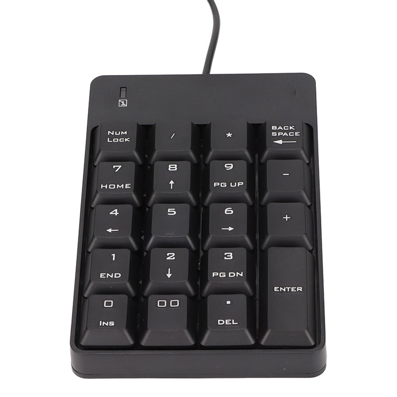 Number Pad Wired 19 Key USB Interface Drive Free Portable