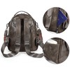 UTO Small Backpack Women's Leather Elegant 2 in 1 Shoulder