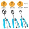 Cookie Scoop Set, 3Pcs Ice Cream Scoop, Cookie Scoops for