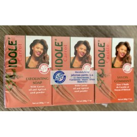 IDOLE Carrot Exfoliating Soap with Avocado Seed Powder (3bar)200g 7oz🥕