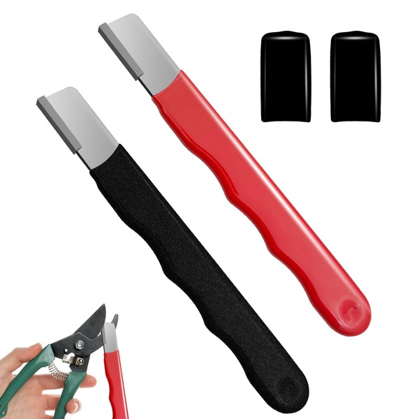 Fifchall Fifchall 2 Pieces Garden Tool Sharpener, Garden Tool Blade