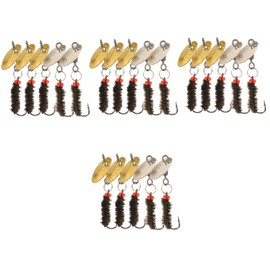 BESPORTBLE 4sets Fishing Kit Spinner Baits Set Pompano Rigs for Surf Fishing Bright Fish Hooks Practical Fish Baits 5pcs*4