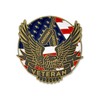 PinMart Proudly Served Veteran Pin – Patriotic American Lapel or