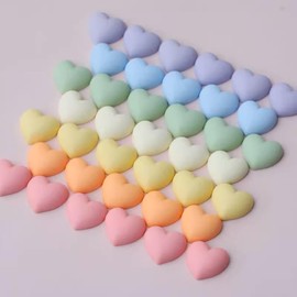 Ponko Macaron Color Magnets for Refrigerators, Set of 14 (4 Types x 7 Colors), Round Star Shape, Flower, Heart Shape, Strong Magnet, Interior Decoration, Cute, Stylish, Gift, Whiteboard, Memo Fixing