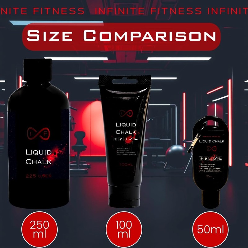 Infinite Fitness Pro Liquid Chalk 100ml Maximum Grip Sweat-Free Hands