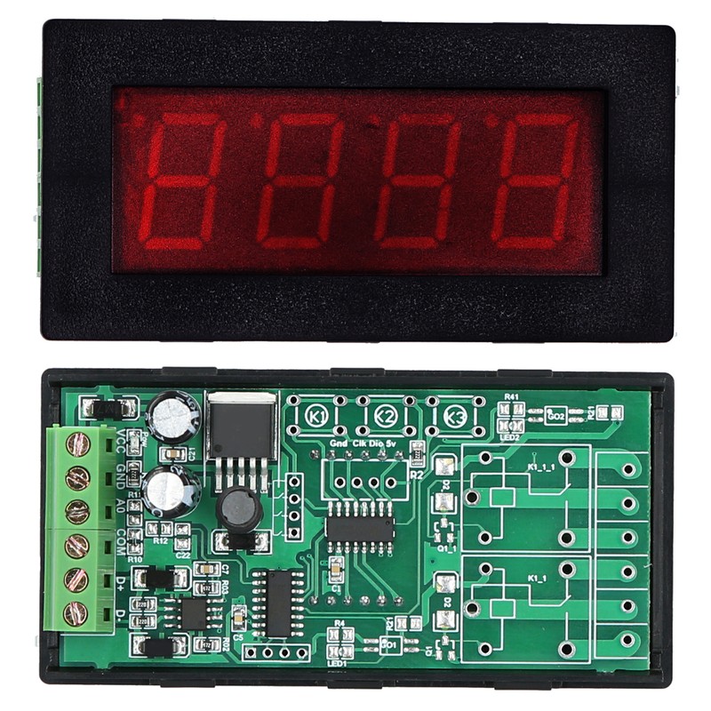 PLC Display LED Serial Port Meter Communication 4Digit DC536V for